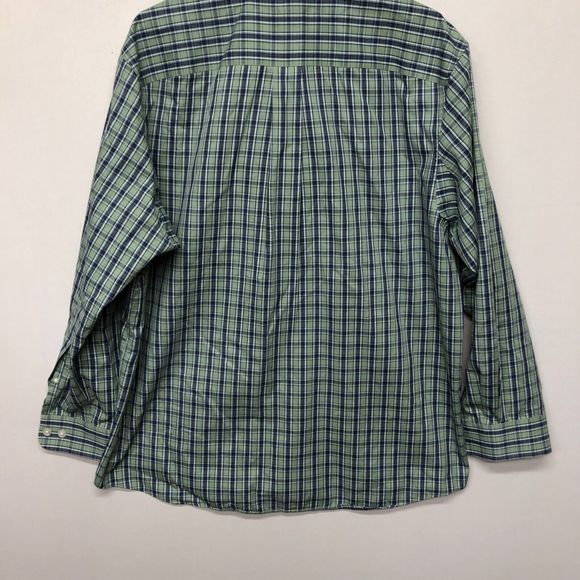 Duluth Trading Men Wrinkle Fighter Button Shirt Top Large Plaid Cotton B235 -14 - Picture 16 of 16